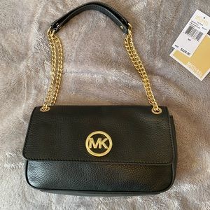 Michael Kors NWT Fulton hand bag with chain strap